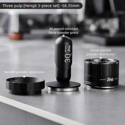 BINCOO Self-gravity Cloth Powder Distributor Adjustment-free Adaptive Coffee Powder Distributor Three Oars and Five Oars only for 58MM