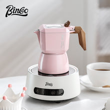 BINCOO Bird Double Valve Moka Pot Extract Espresso Pot Small Household Italian Coffee Machine Set 2 Cups