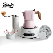 BINCOO Bird Double Valve Moka Pot Extract Espresso Pot Small Household Italian Coffee Machine Set 2 Cups