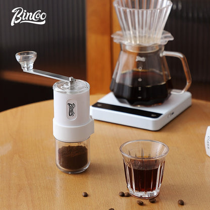 BINCOO Coffee Bean Grinder Hanging Ear Filter Hand Punch Pot Sharing Pot Set Mini Home Coffee Utensils Set 600ML