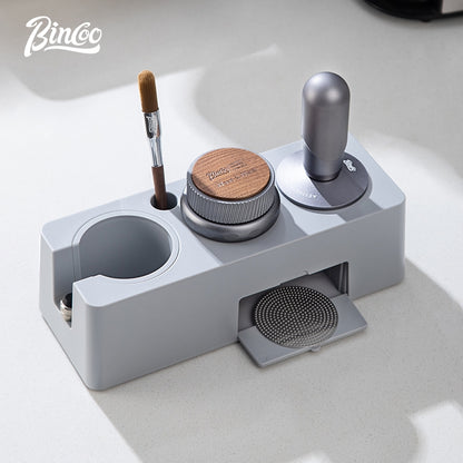 Bincoo Coffee Powder Hammer Fabric Powder Dispenser Coffee Storage Base Set 30 Pounds 51/58mm Coffee Utensils