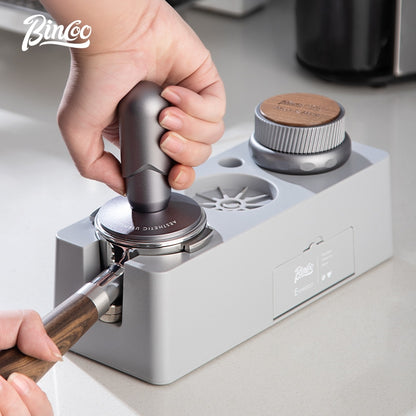 Bincoo Coffee Powder Hammer Fabric Powder Dispenser Coffee Storage Base Set 30 Pounds 51/58mm Coffee Utensils