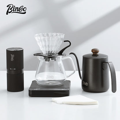 BINCOO Coffee Grinder Set Small Portable Automatic Espresso Home Grinding Coffee Machine