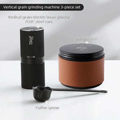 BINCOO Coffee Grinder Set Small Portable Automatic Espresso Home Grinding Coffee Machine