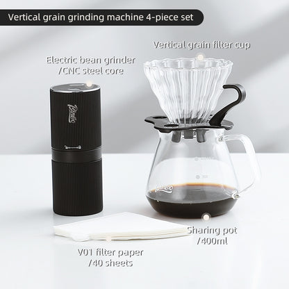 BINCOO Coffee Grinder Set Small Portable Automatic Espresso Home Grinding Coffee Machine