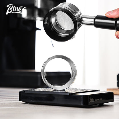 BINCOO Coffee Magnetic Powder Receiving Ring Grinder Espresso Machine Handle Anti-flying Powder Catcher 51MM/58MM