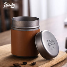 Bincoo Portable Coffee Bean Saver Coffee Powder Sealer Titanium Mini Organizer Storage Jar for Outdoor Traveling 210ML