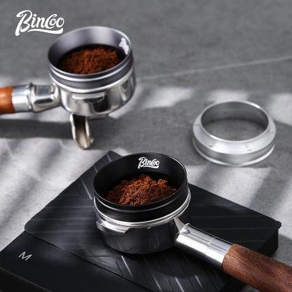 BINCOO Coffee Magnetic Powder Receiving Ring Grinder Espresso Machine Handle Anti-flying Powder Catcher 51MM/58MM