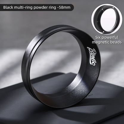 BINCOO Coffee Magnetic Powder Receiving Ring Grinder Espresso Machine Handle Anti-flying Powder Catcher 51MM/58MM