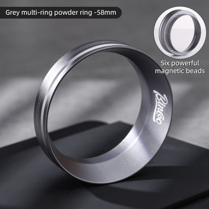 BINCOO Coffee Magnetic Powder Receiving Ring Grinder Espresso Machine Handle Anti-flying Powder Catcher 51MM/58MM