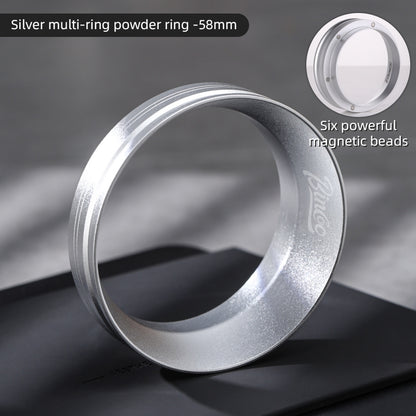 BINCOO Coffee Magnetic Powder Receiving Ring Grinder Espresso Machine Handle Anti-flying Powder Catcher 51MM/58MM