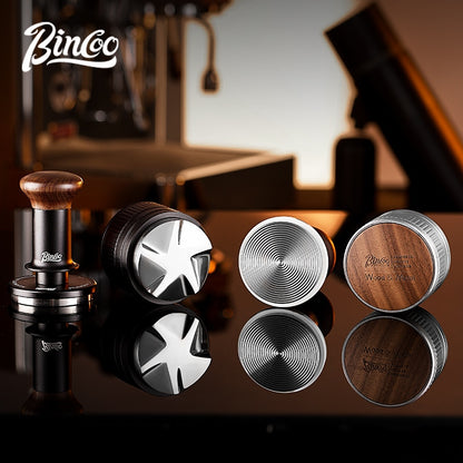 BINCOO 51MM/58MM Coffee Distributor Adjusting Cloth Powder Dispenser Italian Coffee Cloth Press Tamper Coffee Machine Accessories 51MM/58MM