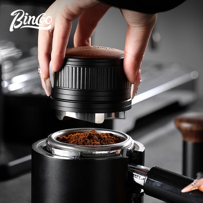 BINCOO 51MM/58MM Coffee Distributor Adjusting Cloth Powder Dispenser Italian Coffee Cloth Press Tamper Coffee Machine Accessories 51MM/58MM