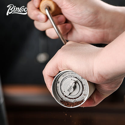 Bincoo Manual Coffee Grinder Small Coffee Bean Grinder Steel Core Coffee Utensils Household