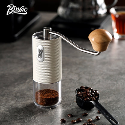 Bincoo Manual Coffee Grinder Small Coffee Bean Grinder Steel Core Coffee Utensils Household