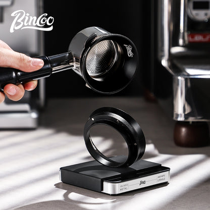 BINCOO Coffee Grinder Magnetic Catch Ring Coffee Machine Handle Catchers Wide Mouth Anti-Flying Powder 51MM/58MM
