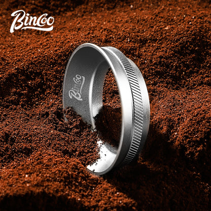 BINCOO Coffee Grinder Magnetic Catch Ring Coffee Machine Handle Catchers Wide Mouth Anti-Flying Powder 51MM/58MM