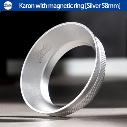 BINCOO Coffee Grinder Magnetic Catch Ring Coffee Machine Handle Catchers Wide Mouth Anti-Flying Powder 51MM/58MM