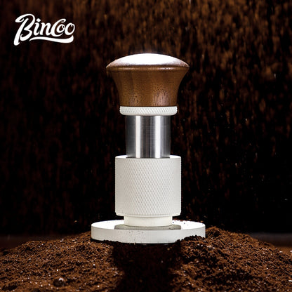 BINCOO Constant Force Powder Press Hammer 30 lb Impact Powder Tamper Italian Coffee Machine Utensils 51MM/58MM