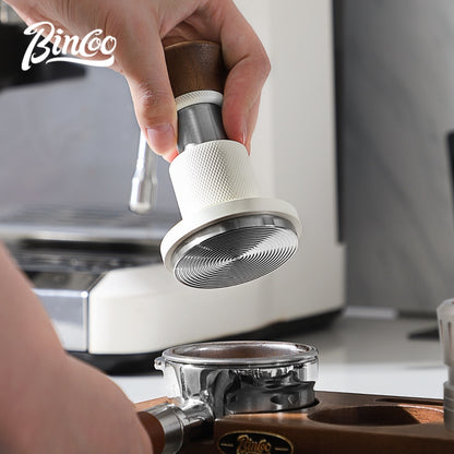 BINCOO Constant Force Powder Press Hammer 30 lb Impact Powder Tamper Italian Coffee Machine Utensils 51MM/58MM
