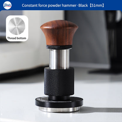 BINCOO Constant Force Powder Press Hammer 30 lb Impact Powder Tamper Italian Coffee Machine Utensils 51MM/58MM