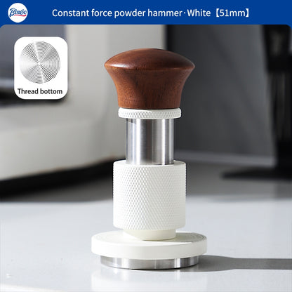 BINCOO Constant Force Powder Press Hammer 30 lb Impact Powder Tamper Italian Coffee Machine Utensils 51MM/58MM