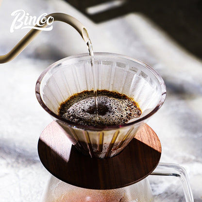 BINCOO Coffee Filter Cup Sharing Pot Drip Filter V01 Funnel Hand Brew Coffee Pot Set Utensils v60