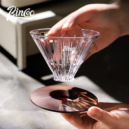 BINCOO Coffee Filter Cup Sharing Pot Drip Filter V01 Funnel Hand Brew Coffee Pot Set Utensils v60