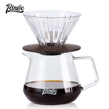 BINCOO Coffee Filter Cup Sharing Pot Drip Filter V01 Funnel Hand Brew Coffee Pot Set Utensils v60