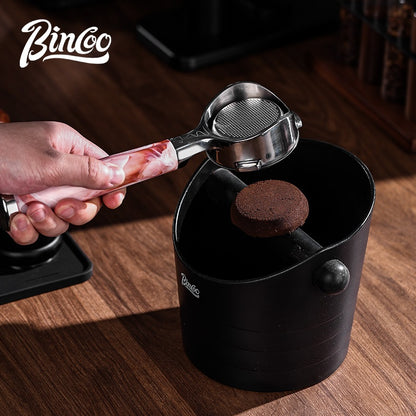 BINCOO Coffee Machine Bottomless Hollow Handle Espresso Handle Double Lugs Triple Lugs 51MM/58MM for Donlim De'Longhi Barsetto