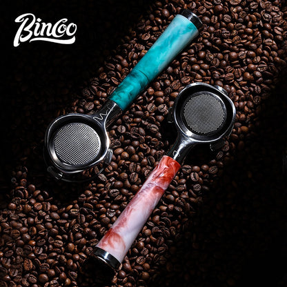 BINCOO Coffee Machine Bottomless Hollow Handle Espresso Handle Double Lugs Triple Lugs 51MM/58MM for Donlim De'Longhi Barsetto