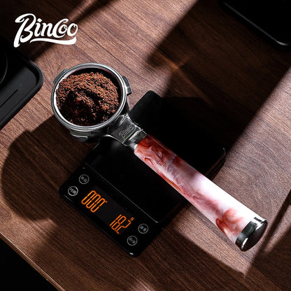 BINCOO Coffee Machine Bottomless Hollow Handle Espresso Handle Double Lugs Triple Lugs 51MM/58MM for Donlim De'Longhi Barsetto