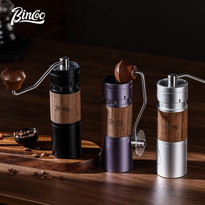 BINCOO Seven Star Manual Bean Grinder Hand Grinding Espresso Bean Grinder 46mm Large Knife Plate
