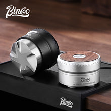 【Exhibition】BINCOO Self-gravitating Espresso Coffee Distributor Cloth Powder Dispenser Adaptive Height No-adjustment Press Powder 58MM