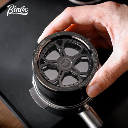 BINCOO Self-gravity coffee Cloth Powder Dispenser with Automatic Adjustment Italian Coffee Utensils 58MM