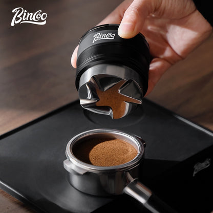 BINCOO Self-gravity coffee Cloth Powder Dispenser with Automatic Adjustment Italian Coffee Utensils 58MM