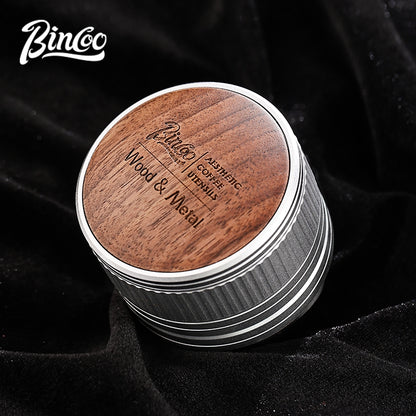 BINCOO Coffee Stretch Powder Press Hammer Cloth Powder Dispenser Set of 2 Espresso Cloth Powder Dispenser and Tamper Set Coffee Utensils 51MM/58MM