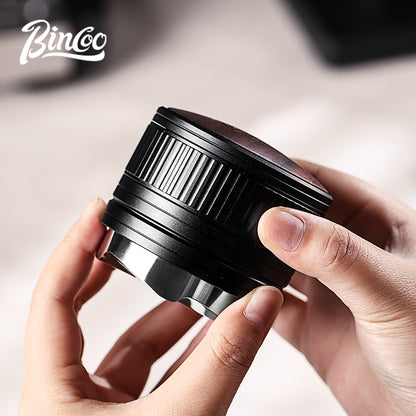 BINCOO Coffee Stretch Powder Press Hammer Cloth Powder Dispenser Set of 2 Espresso Cloth Powder Dispenser and Tamper Set Coffee Utensils 51MM/58MM