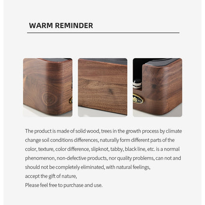 BINCOO Walnut Powder Press Base Coffee Cloth Powder Dispenser Constant Force Powder Press Hammer Set Espresso Equipment 51MM/58MM