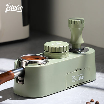 BINCOO Coffee Maker Handle Filling Base Set Cloth Powder Dispenser Powder Press Hammer 3 Piece Set Coffee Utensils Complete Set 51MM/58MM