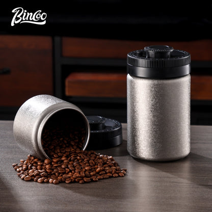 Bincoo Coffee Bean Airtight Canister Pressure-Sealed Vacuum Storage Jar Date-Recording Function Storage Tank 400/600/1200ML