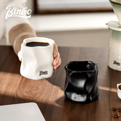 BINCOO Ceramic Hand Brewed Coffee Pot Set Home V60 Filter Cup Sharing Pot Coffee Mugs 450ML