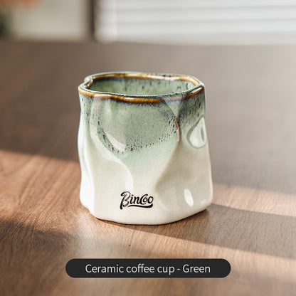 BINCOO Ceramic Hand Brewed Coffee Pot Set Home V60 Filter Cup Sharing Pot Coffee Mugs 450ML
