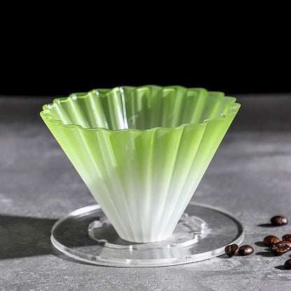 Bincoo Coffee Filter Glass Filter Cup Cake Filter Paper Set V60 Funnel Heat and Cold Resistant Coffee Utensils