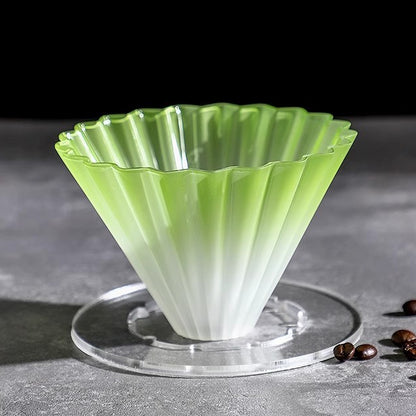 Bincoo Coffee Filter Glass Filter Cup Cake Filter Paper Set V60 Funnel Heat and Cold Resistant Coffee Utensils