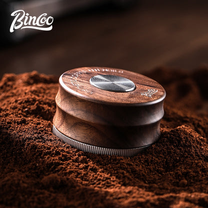 BINCOO Three pulp Coffee Cloth Powder Dispenser Threaded Bottom  Coffee Utensil 51MM/58MM