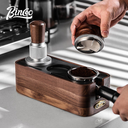 BINCOO Three pulp Coffee Cloth Powder Dispenser Threaded Bottom  Coffee Utensil 51MM/58MM