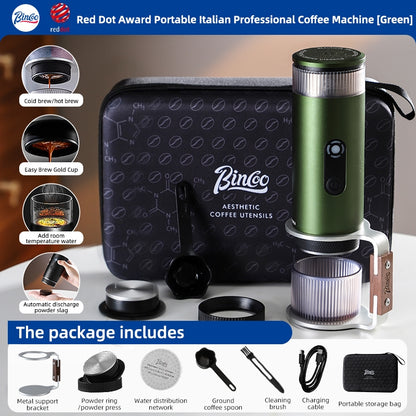 BINCOO Portable Coffee Machine H1Pro Electric Espresso Machine with Handheld for Household Outdoor Travel 80ML