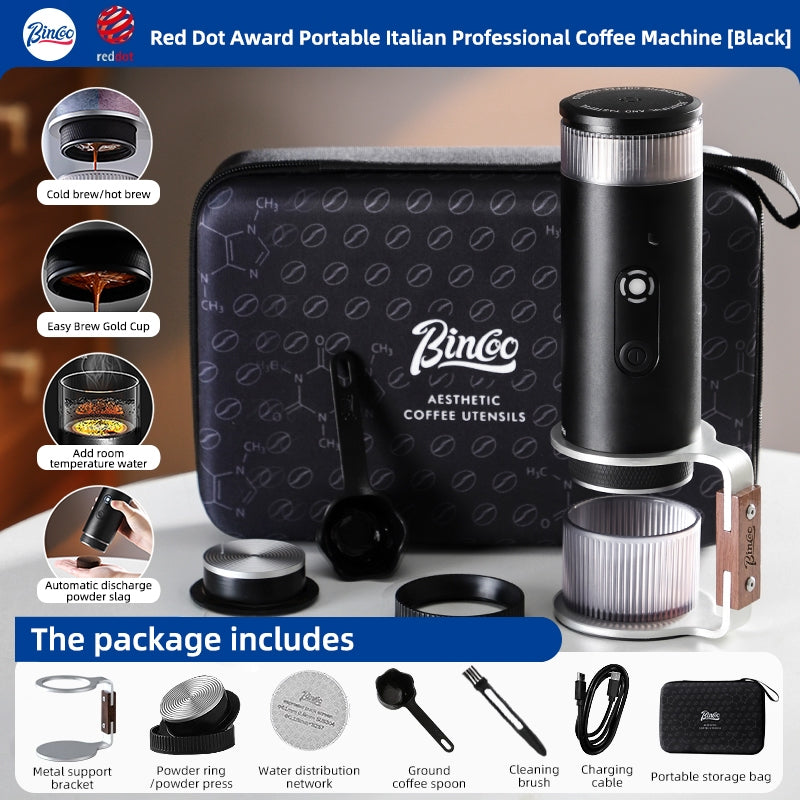 BINCOO Portable Coffee Machine H1Pro Electric Espresso Machine with Handheld for Household Outdoor Travel 80ML
