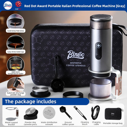 BINCOO Portable Coffee Machine H1Pro Electric Espresso Machine with Handheld for Household Outdoor Travel 80ML